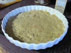 Crust ready for baking!